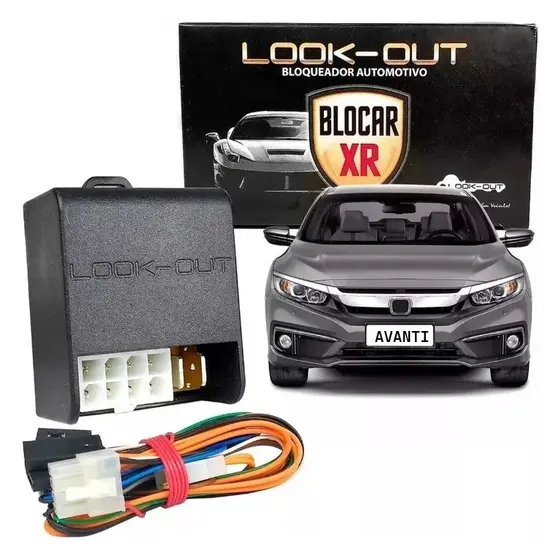 Bloqueador Automotivo Corta Corrente e Combustível Look Out Blocar XR 12V Carro Função Manobrista