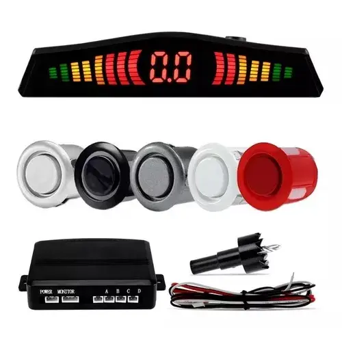 Kit Sensor Estacionamento Ré Universal 18,5mm