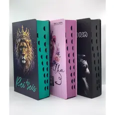 Kit com 3 Bíblias Sagrada Tamanho Grande com Harpa Palavras de Jesus em Vermelho Capa Dura