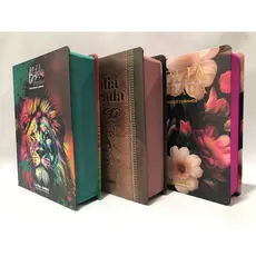 Kit 3 Bíblias Sagrada Letra Jumbo Com Harpa e Corinhos J12