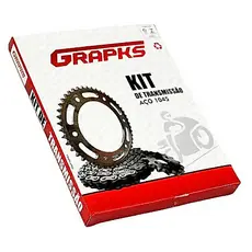 KIT RELAÇÃO TRANSMISSÃO FAZER E FACTOR 150 GRAPKS