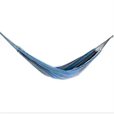 Rede De Dormir Descanso Cinza Listrada Solteiro