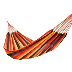 Rede Descanso Dormir Nylon Casal Colorida Resistente Camping