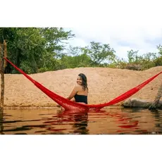 Rede De Descanso Dormir Nylon Impermeável Tarrafa praia
