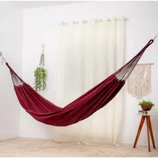 Rede De Dormir Descanso Casal Jeans 4mt