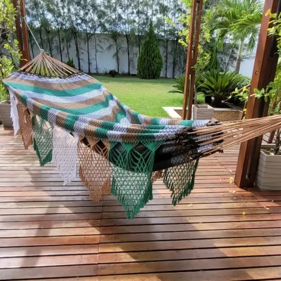 Rede De Dormir Descanso Casal luxo Reforçada grande