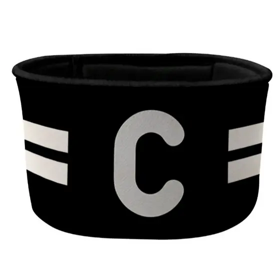 Faixa de Capitão Braçadeira em Neoprene Identificação Futebol Times - ISOPRENE - Letra C