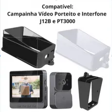 Proteção / Protetor Roubo Chuva para Vídeo Porteiro e Interfone - J12B e PT3000