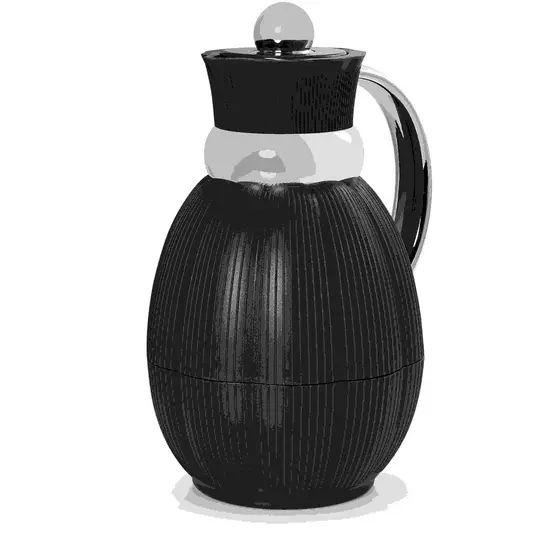 Garrafa Térmica 1 Litro Ferrara Preta para Chá Café Termopro