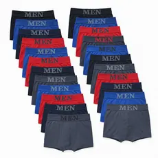 Kit 10 ou 24 Cuecas Boxer Masculina de Microfibra Cueca MEN de Microfibra Confortável Cueca Box