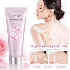 Hidratante Corporal UHC Sakura Body Lotion Clareador Pele Macia Efeito Glow 100g