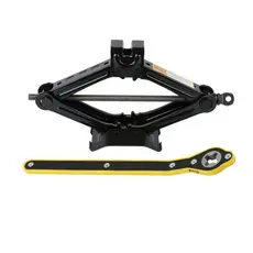 Macaco Sanfona Universal + Chave catraca 2000kg 2 toneladas carros passeio