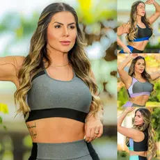 Cropped Academia Fitness sem Bojo Corrida Caminhada Estilo Nadador Estiloso e Confortável Promoção