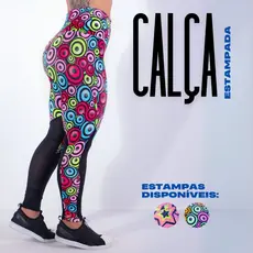 Calça Legging Fitness Estampada Feminina Academia Treinos Corrida Design Único Alta Qualidade Oferta