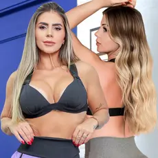 Top para Academia com Bojo Elástico Largo Alta Sustentação Fitness Feminino Pronta Entrega Oferta