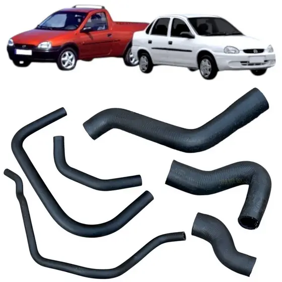 Kit Mangueiras Agua Radiador Corsa 1.0 1.6 8v 1999 2000 2001