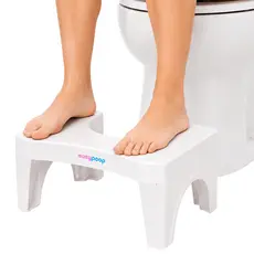 Banquinho Cócoras Dobrável Apoio Pés Easypoop Banco Fisiológico Ergonômico Compacto Resistente Confortável Portátil