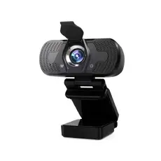 Câmera Webcam Pro Full Hd Microfone Embutido Anti Ruido Videoconferência Tampa Privacidade USB Plug Play Streaming