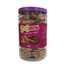 Osso 3/4 P para cachorro Gostosso com carne 1kg