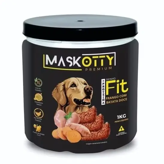 Bifinho Maskotty Frango FIT com batata doce 1Kg