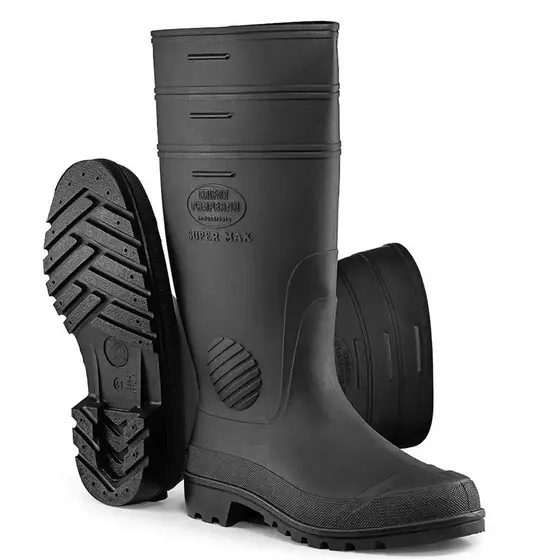 Bota Pvc Sem Forro Calfor Pampeana Supermax Cano Extra Longo CA 28490