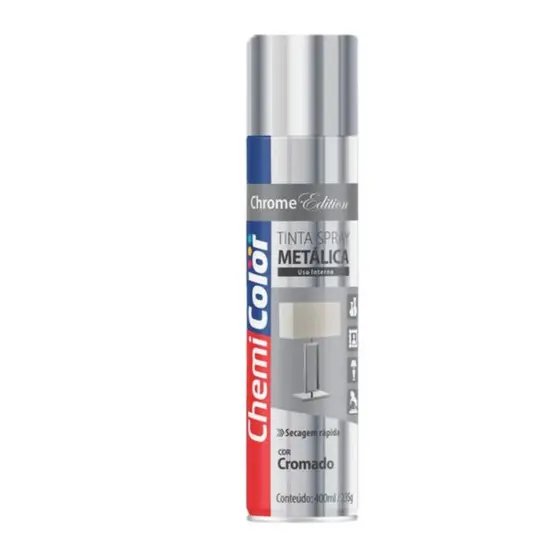 SPRAY METALICO CROMADO 400ml - CHEMICOLOR