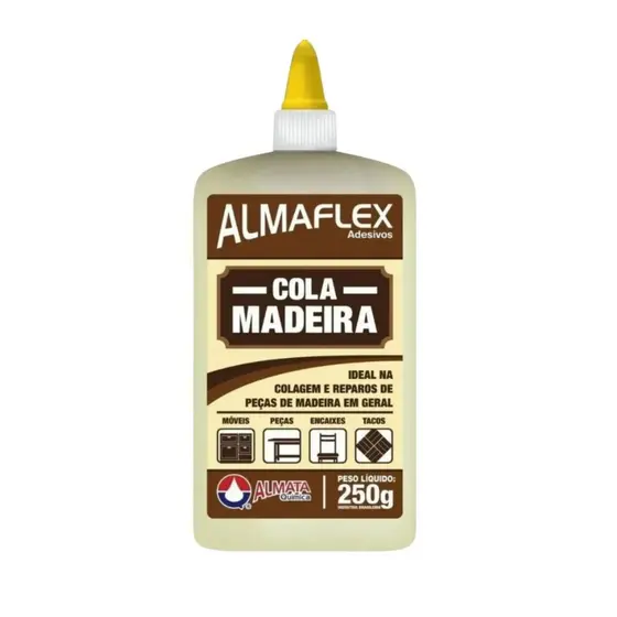 COLA MADEIRA ALMAFLEX 250g - ALMATA QUIMICA