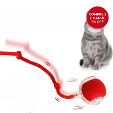 Automatic rolling ball, suitable for cats and dogs - imitating mouse tail, USB charging pet toy