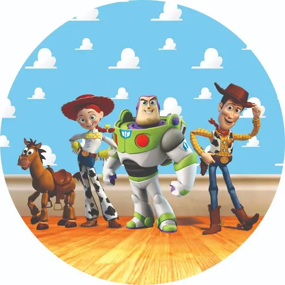 Capa Mini Painel Para estrutura de 50x50 Personalizado para festa na mesa - TOY STORY