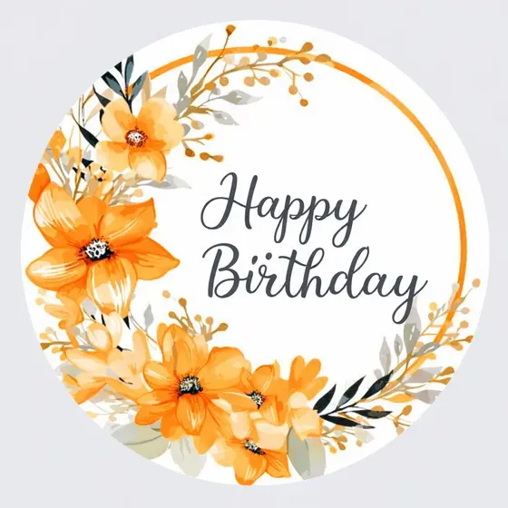 Capa de mini painel 50x50 FELIZ ANIVERSÁRIO 114