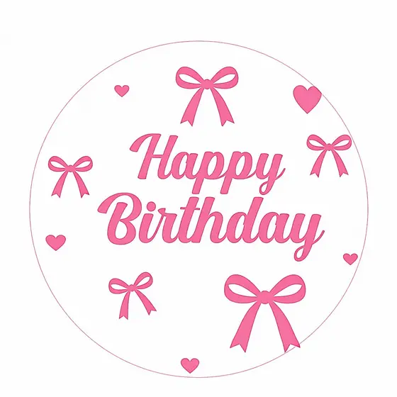 Capa de mini painel 50x50 FELIZ ANIVERSÁRIO 125