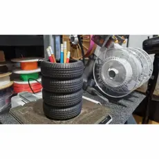 Porta Lápis e Caneta Pneus de Carro, Lindo para decorar Oficinas e para Entusiastas Automotivos