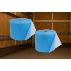 Kit 2 Plásticos Bolha Azul 30cm x 100m | Proteção Reforçada 35 Micras | Ideal para Envio Seguro