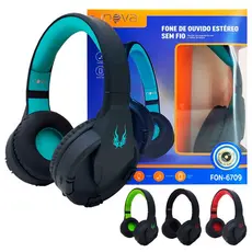 fone sem fio bluetooth Headset stereo wireless com microfone Inova 6709/08