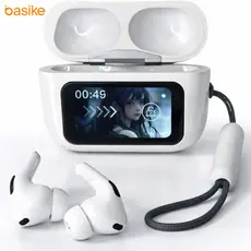 Fone de Ouvido Bluetooth TWS com Display Touch LED Original Basike