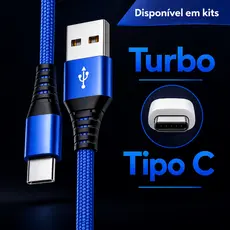 Cabo de Carregador Usb-c Antiquebra 2 Metros Tipo C