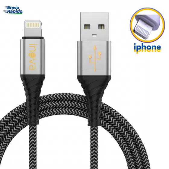 Cabo Carregador Usb Lightning iPhone iOS Reforçado 2 Metros Apple Original