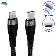 Cabo De iPhone - Tipo C 1 Metro Carregador Rápido USB C e iPhone iOS Original