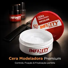 Pomada Cabelo Cera Modeladora Brilho 80 g Fixação Forte  Redutor de Volume COMPRE 4  ECONOMIZE MUITO