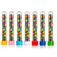 KIT Tubetes Acrílico 13cm - Decoração Lembrancinhas Para Festa Aniversário