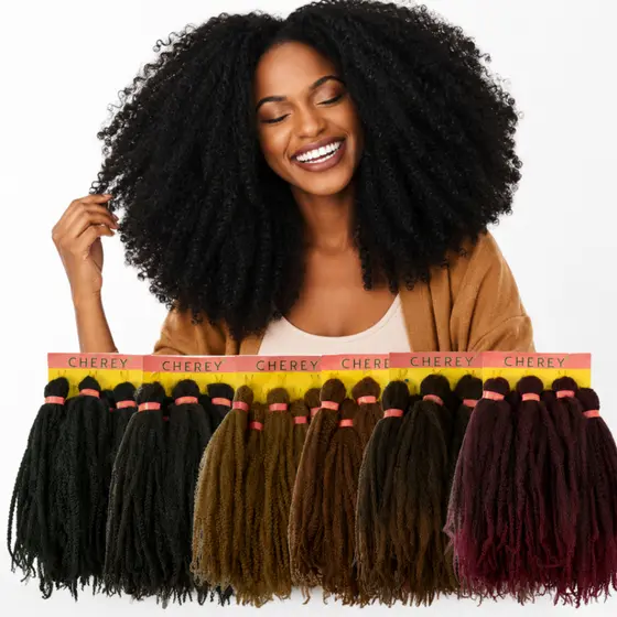 Cabelo Marley Afro Twist Pacotão Cherey Crochet Braids 400g