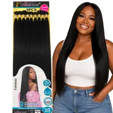 Cabelo Liso Identico Ao Humano Longo 80cm Bio Fibra Fabulosa