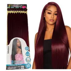Cabelo Bio Fibra Entrelace Mega Hair Fabulosa Liso 80 Cm
