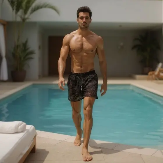 Shorts em Tela Arrastão - Linha Praia Masculina - Qualidade Premium Shorts em tela Arrastão praia masculino