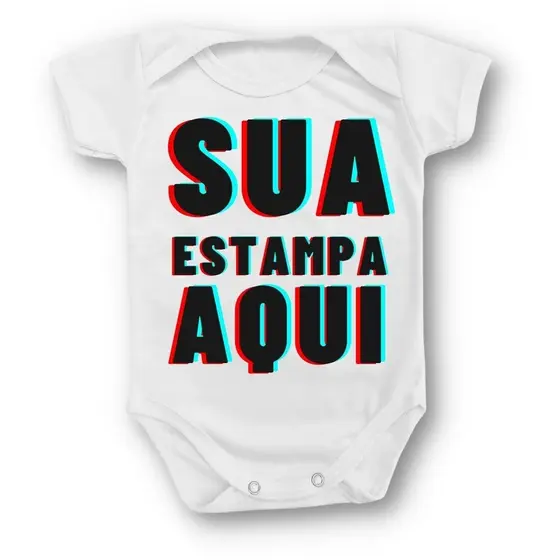 Body Bebê Personalizado Com Sua Estampa Frase Fotos Imagens