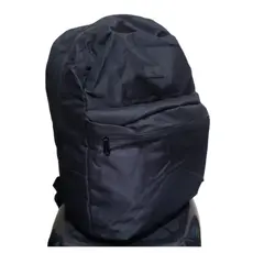 Mochila escolar lisa simples um ziper tamanho médio escritório Mi Envio imediato