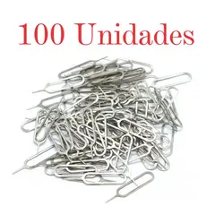 Kit 10 a 100 Peças Chave Abertura Chavinha Extratora Bandeja Chip Sim Card