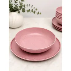 Kit 12 Peças Prato Raso Prato Fundo Plástico Luxo Livre Bpa