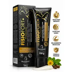 POMADA PARA MASSAGEM FISIOFORT PREMIUM - ALIVIO DA DOR DURANTE 12 HORAS COMPROVADA - A MAIS FORTE DE TODAS