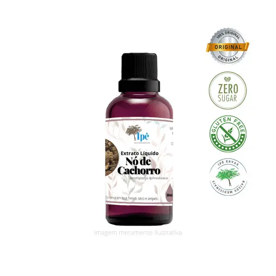Extrato Liquido de Nó de Cachorro (Heteropterys Aphrodisiaca), 30ml - Ipê Ervas